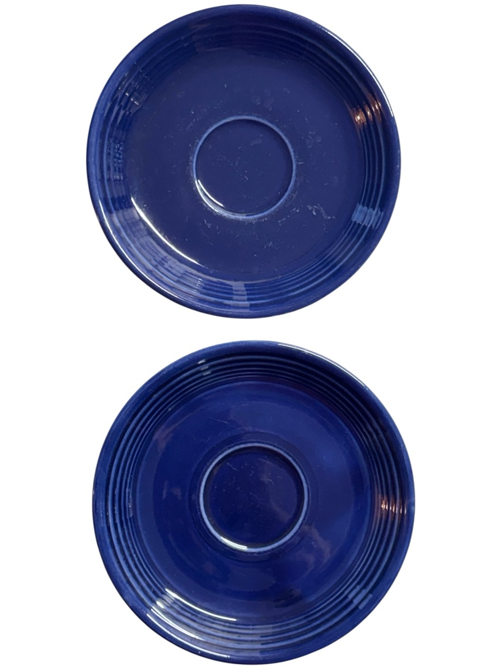 VTG Fiesta Blue Appetizer Plates - Set of 2
